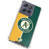 MLB Oakland Athletics Split Moto G Play 5G (2025) Clear Case